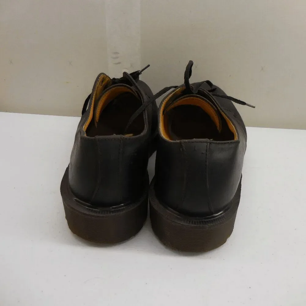 Vintage Dr. Martens Mens Black Original Made In England Oxford Shoes Size 8 90s - Picture 8 of 13